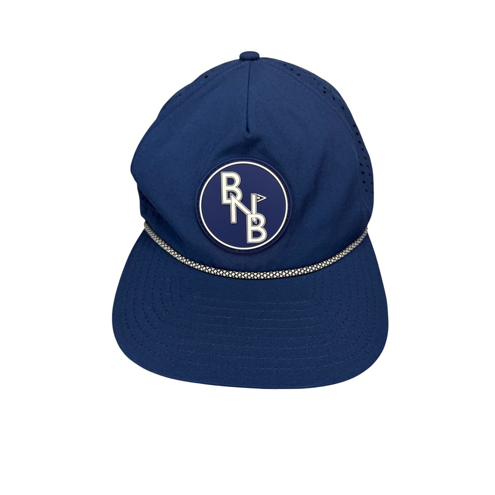 Back Nine Boys Golf Hat Navy Blue Rope Snapback Perforated Performance The Cox